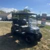 2025-epic-e40fx-lithium-golf-cart-2 gray 2025 Epic E40FX lithium cart with folding windshield and black seats