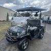2025 TrailMaster Taurus 200 gas golf cart front angle in gray