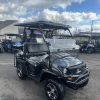2025 TrailMaster Taurus 200 side view with windshield and all-terrain tires