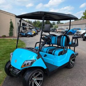 2018 Yamaha Drive2 EFI Gas Golf Cart – Sky Blue