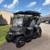 charcoal-2026-denago-rover-xl-lithium-1 charcoal 2026 Denago Rover XL lithium golf cart front angle on our Ohio lot