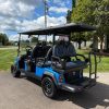 light blue 2026 ICON i60LX rear flip seat and grab bar