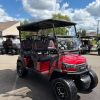 red ICON i40FX front view with LED headlights and windshield