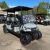 silver ICON i60LX six passenger cart front with windshield