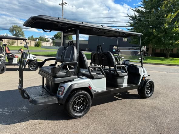 silver 2026 ICON i60LX rear flip seat and extended roof