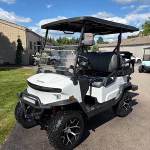 2026 Denago Nomad XL Lithium Golf Cart – White, Lifted, Street Legal